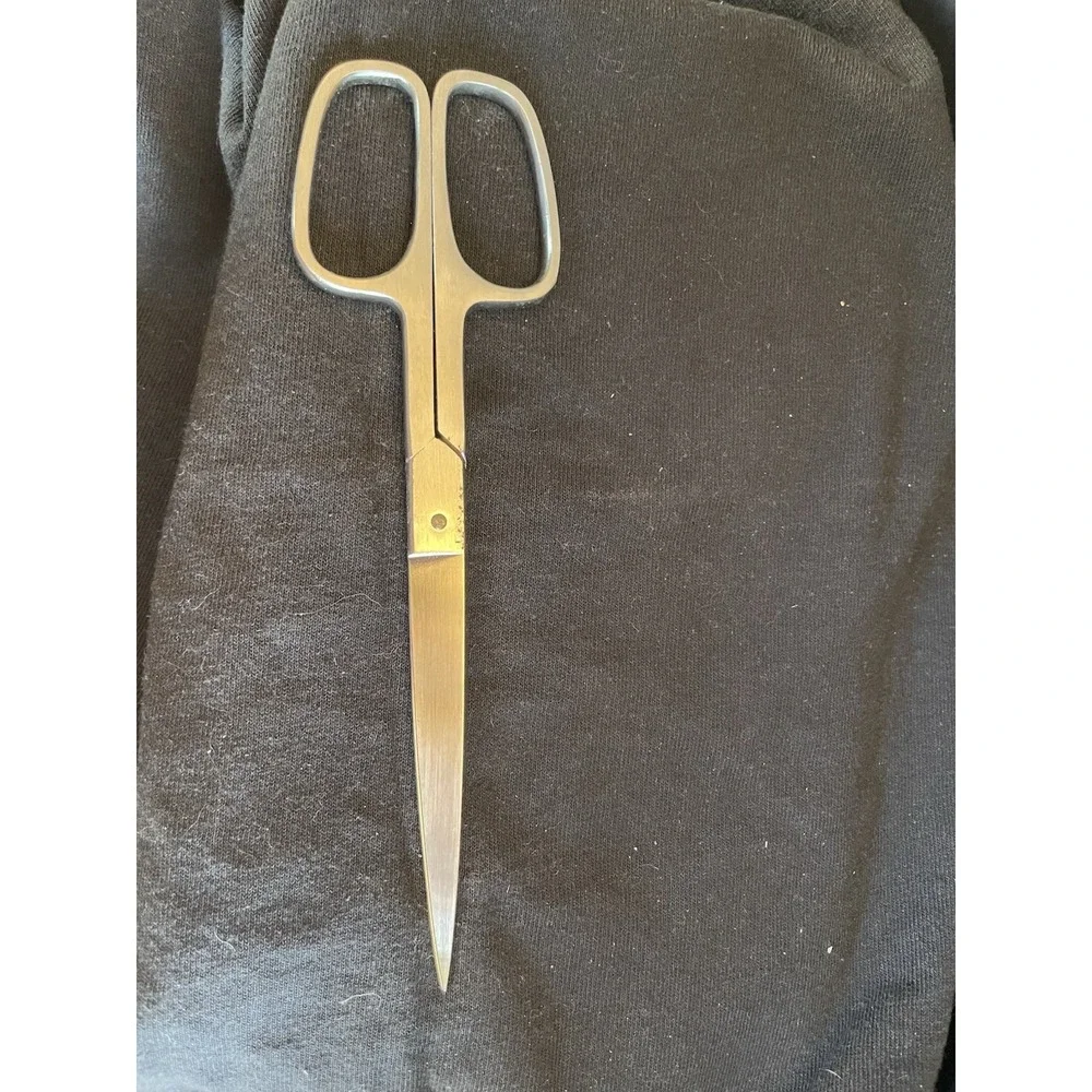 Vintage Library Set Scissors Italy Unique Handle Original Box Leaflet